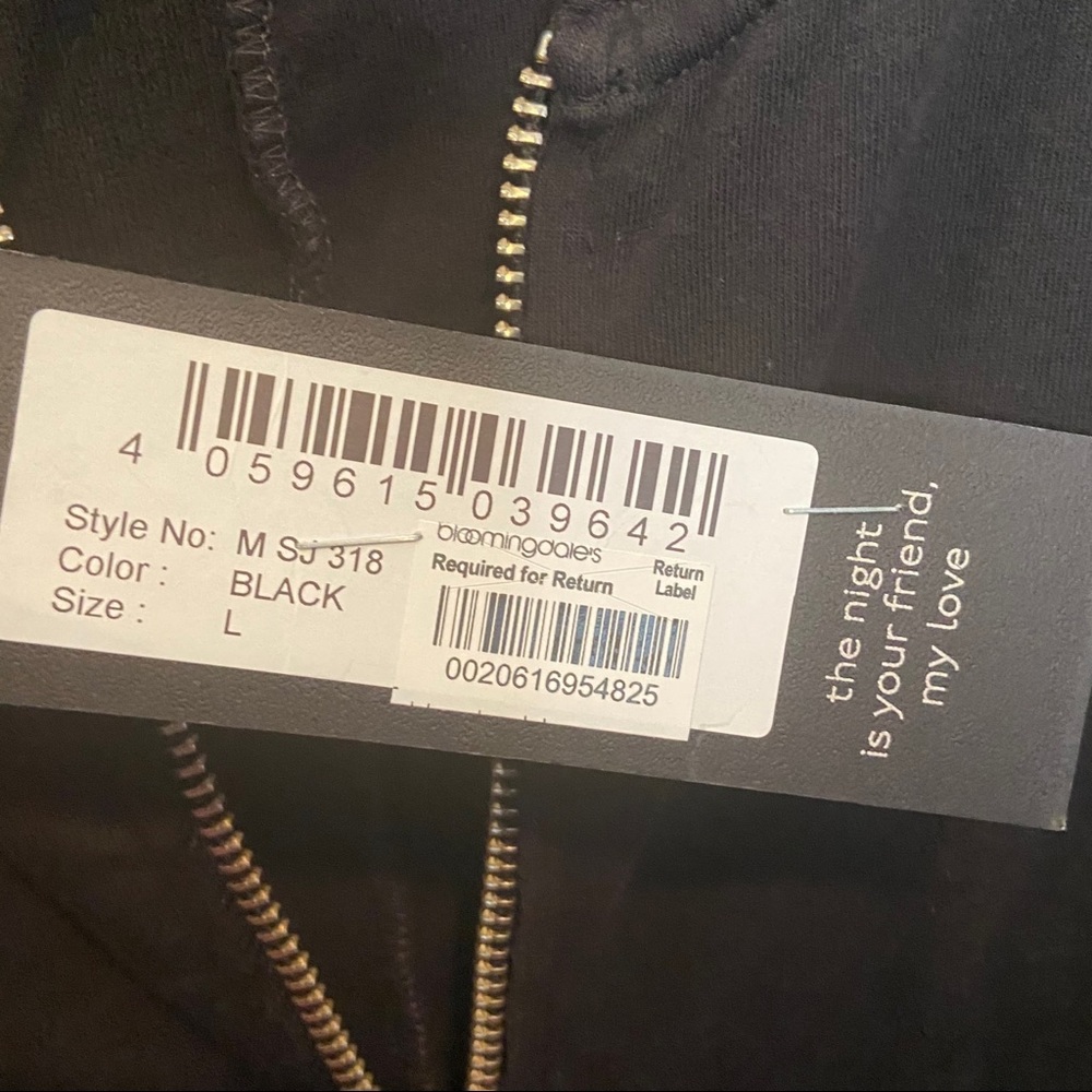 NWT THOM KROM Mesh Panel Black Bomber Jacket Large - Picture 10 of 12